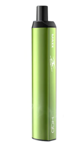 Ашка HQD MAXX 2500 Green Apple Kiwi Ice 0% - (Ашкьюди Макс) Зеленое яблоко и ледяной киви