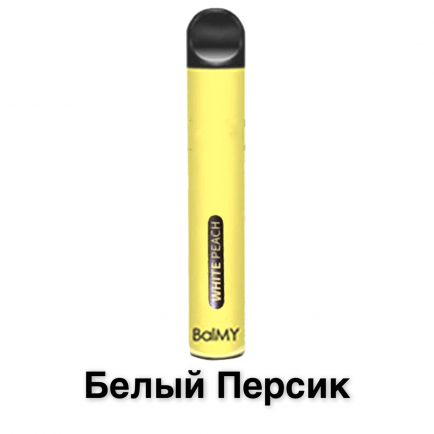 Одноразка BalMY 5% - Белый персик (Original) одноразовая электронная сигарета