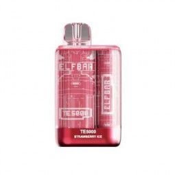 Одноразка Elf Bar 5000 TE - (Эльф Бар ТЕ 5к тяг) Клубника Лёд