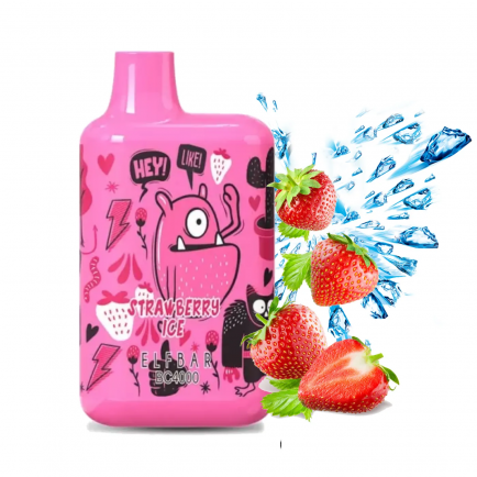 Elf Bar BC 4000 LE (Original) Одноразовая электронная сигарета - (Эльф Бар БЦ 4к тяг) Клубника лед
