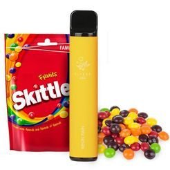 Одноразка Pod Elf Bar 1500 Disposable Device 850mAh Neon Rain 5% - (Эльф Бар 1.5к тяг) Неоновый дождь