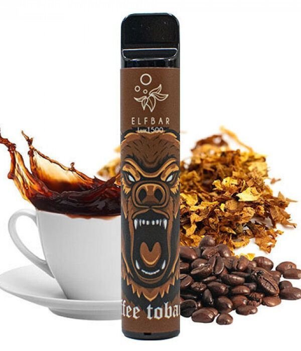 Одноразка ELF BAR LUX 1500 - (Эльф Бар Люкс 1.5к тяг) Кофе