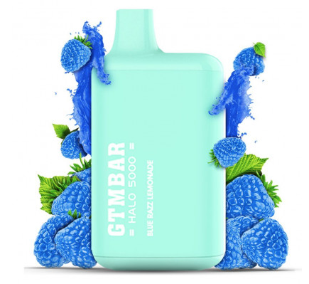 Одноразка GTMBAR Halo 5000 Затяжек Голубой Лимонад