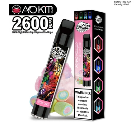 Одноразка Aokit Lux 2600 Затяжек Сладкая Вата