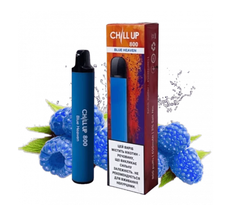 Одноразка Chill Up 1500 Затяжек Голубая малина