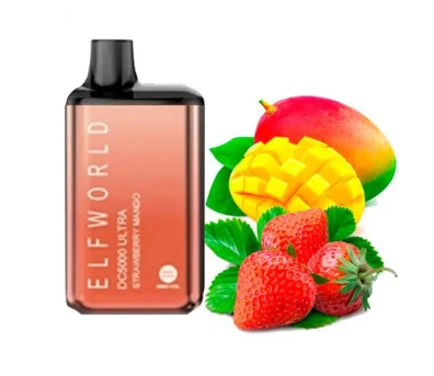Одноразка Elf World 5000 Затяжек Клубника Манго