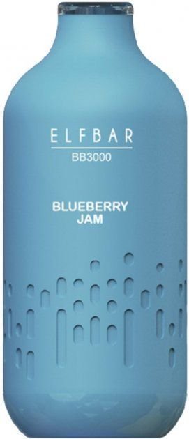 Одноразовая электронная сигарета Elf Bar BB3000 10 мл 5% - (Эльф Бар ББ 3к тяг) Черничный джем