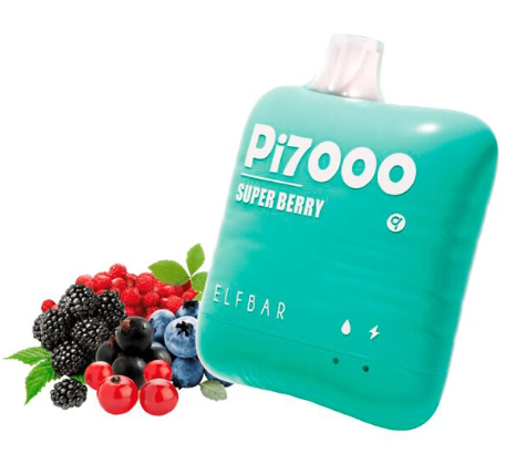 Одноразовая электронная сигарета Efl Bar - Супер ягода 7000 затяжек