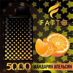 Одноразовая электронная сигарета Fatto pods 5 stars Мандарин-Апельсин 5000 затяжек