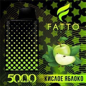 Одноразовая электронная сигарета FATTO PODS 5000 Кислое яблоко