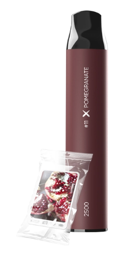 Одноразовая электронная сигарета SAB 2500 7 мл 2% Pomegranate Гранат