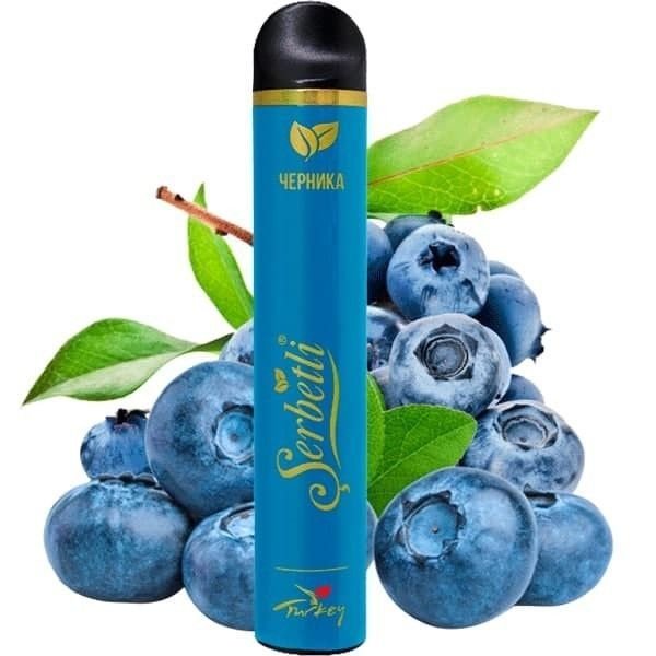 Одноразовая электронная сигарета Serbetli Blueberry (Черника) (1200 Затяжек)