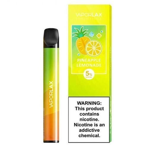 Одноразовая электронная сигарета VAPORLAX MATE Акциз Pineapple Lemonade (Ананасовый Лимонад) 800 puff