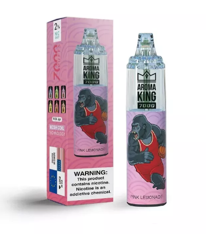 Одноразовый POD Aroma King Tornado 7000 650 mAh Pink Energy 2% (Ягодный Энергетик)