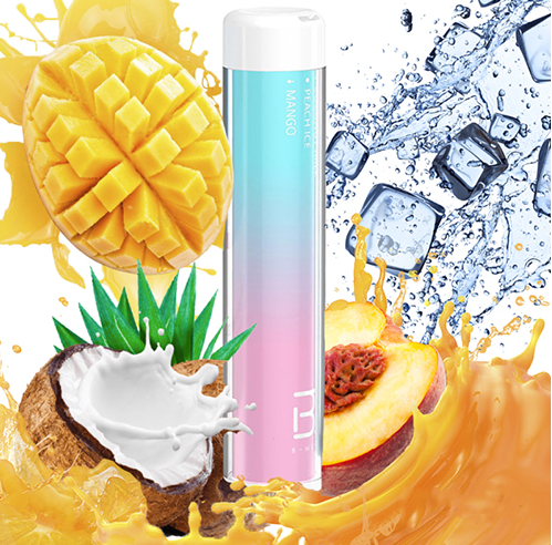 Одноразовый Pod BMOR PI+ 4000 (3 вкуса в 1) Coconut Milk - Peach Ice - Mango 5%