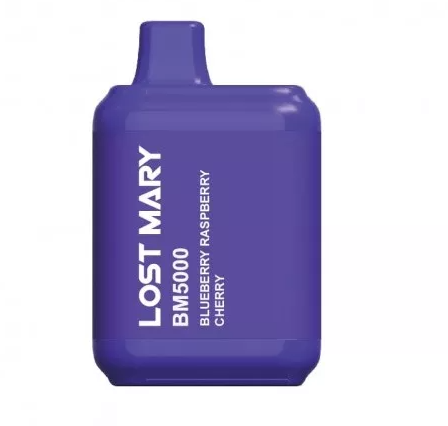 Одноразовый Pod Lost Mary BM5000 Blueberry Raspberry Cherry 5% - (Лост Мери БМ 5к тяг) Черника Малина Вишня