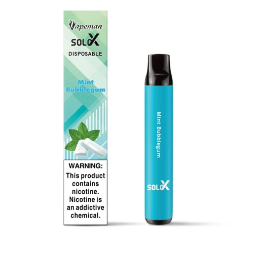 Одноразовый Pod Vapeman SOLO X 1500 Мята Жвачка