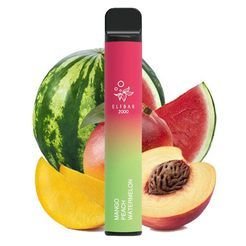 Одноразка Pod Elf Bar 2000 Disposable Pod Device 1200mAh Mango Peach Watermelon 5% - (Эльф Бар 2к тяг) Арбуз Манго Персик
