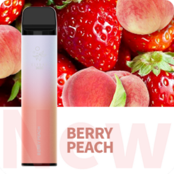 Одноразка Pod ELF BAR 5000 Disposable Pod Device 650mAh Berry Peach (Rechargeable) 5% - (Эльф Бар 5к тяг) Ягодный персик