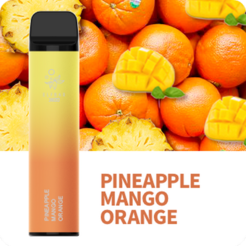 Одноразка Pod ELF BAR 5000 Disposable Pod Device 650mAh Pineapple Mango Orange (Rechargeable) 5% - (Эльф Бар 5к тяг) Ананас Манго Апельсин