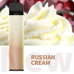 Одноразка Pod ELF BAR 5000 Disposable Pod Device 650mAh Russian Cream (Rechargeable) 5%