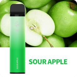 Одноразка Pod ELF BAR 5000 Disposable Pod Device 650mAh Sour Apple (Rechargeable) 5% - (Эльф Бар 5к тяг) Кислое яблоко
