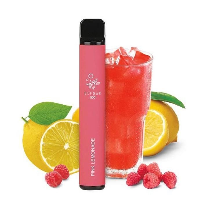 Одноразка Pod Elf Bar 800 Disposable Device 550mAh Pink Lemonade 5% - (Эльф Бар 800 тяг) Розовый лимонад