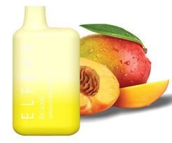 Одноразка Pod Elf Bar BC4000 Disposable Pod Device 650mAh (перезаряжаемая) Mango Peach 5% - (Эльф Бар БЦ 4к тяг) Манго персик
