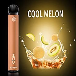 Одноразка Pod HQD Super Cool Melon 0% - (Ашкьюди Супер без никотина) Холодная дыня