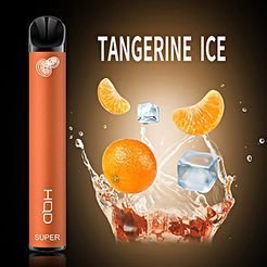 Одноразка Pod HQD Super Tangerine Ice 0% (Мандариновый лед)