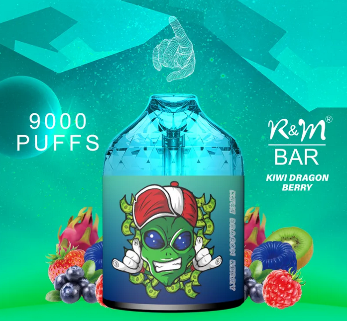 RandM Bar 9 000 Затяжек - Киви черника малина