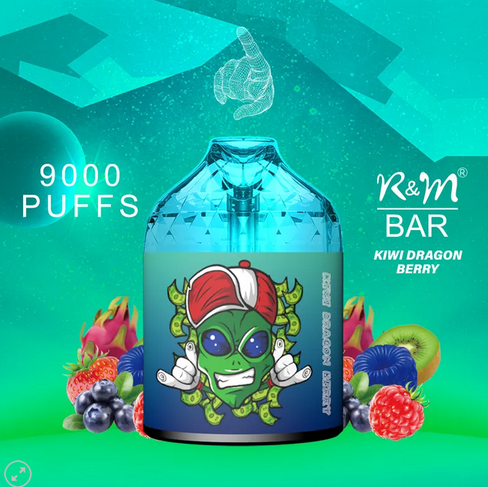 RandM Bar 9 000 Затяжек - Киви фрукт дракона