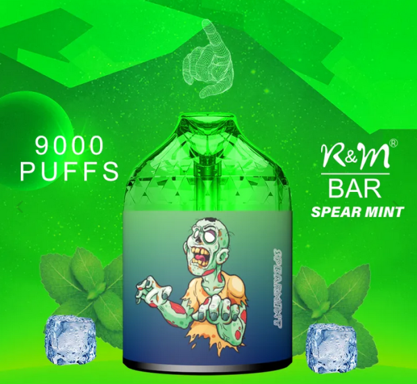 RandM Bar 9 000 Затяжек - Мята лед