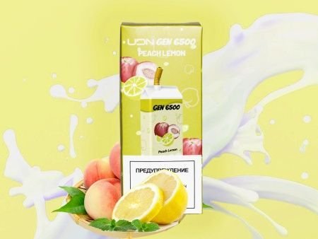 UDN GEN V2 Персик Лимон ( 6500зат.) затяжек