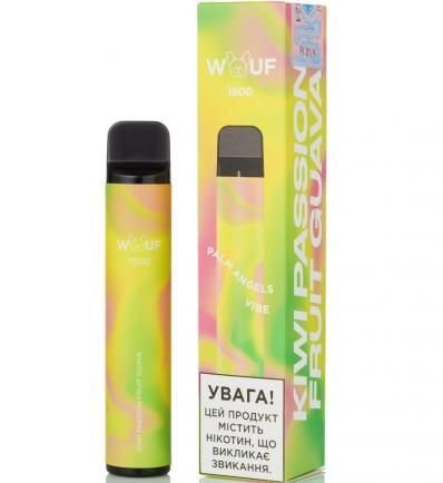 Одноразка WOUF 1500 - Kiwi Passion Fruit Guava 5% (Original) одноразовая электронная сигарета