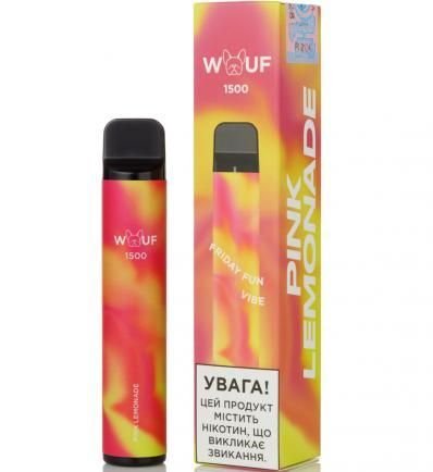 Одноразка WOUF 1500 - Pink Lemonade 5% (Original) одноразовая электронная сигарета