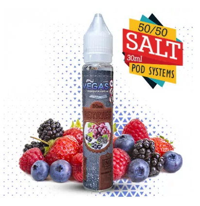 Жидкость для электронных сигарет на основе солевого никотина Vegas - Berries Salt 30ml 45mg